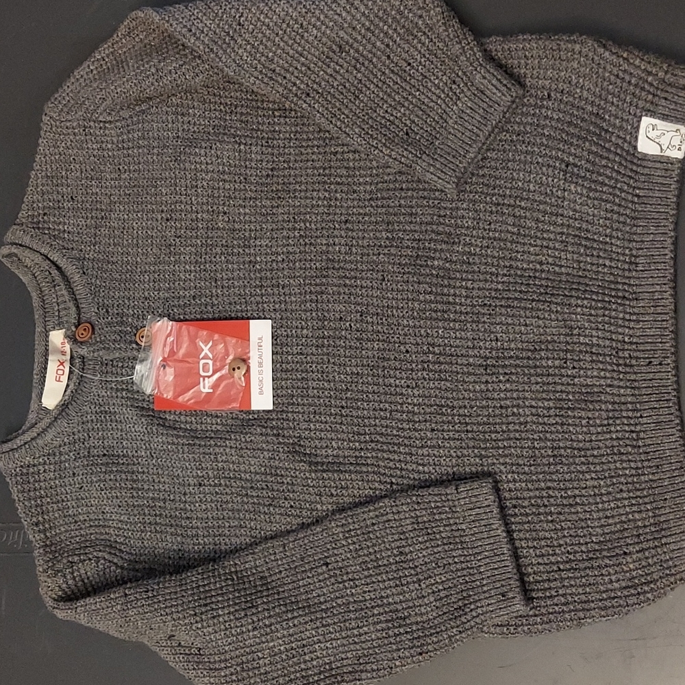 Fox sweater grey